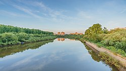 Река Чепца в городской черте Глазова.