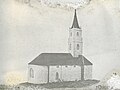 Original 1817 Christ Church with steeple