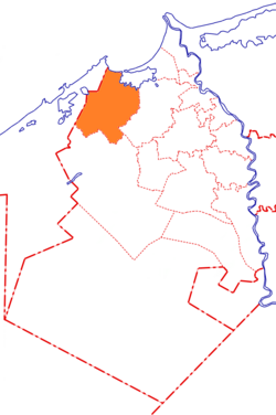 Location in Buhayrah Governorate