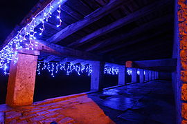 Le lavoir de Longchamp-sur-Aujon, Noël 2008.