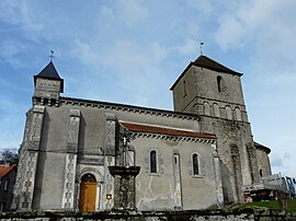 The church in Augignac