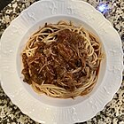 Memphis-style barbecue spaghetti