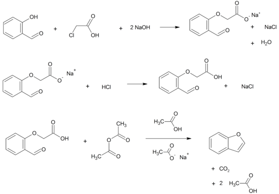 Synthese von Benzofuran