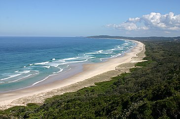 Tallow Beach.