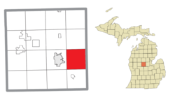 Location within Isabella County