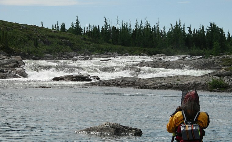 Cascades des chutes de Burin sur la rivière Charpentier