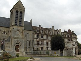 The château and the church