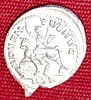 silver coin from the Frome Hoard showing a man on horseback