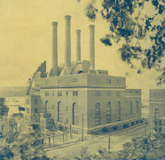 Glenwood Generating Station in 1936