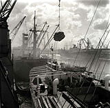 The port of Göteborg, 1947