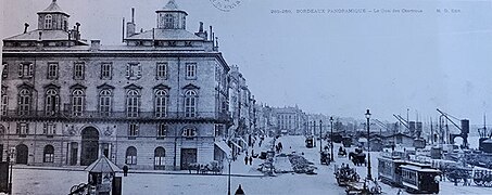 Vue de l'Hôtel Fenwick au XIXe siècle.