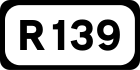 R139 road shield}}