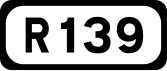 R139 road shield}}