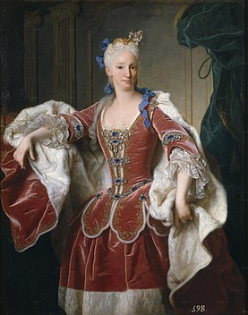 Isabel Farnésio, Rainha da Espanha (1723), Jean Ranc, Museu do Prado, Madrid, Espanha