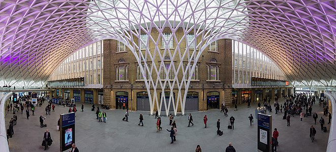 Western concourse of London King's Cross railway station, by Colin