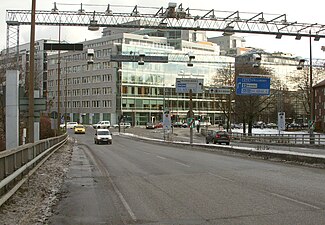 Påfarten från Lindhagensgatan 2010.