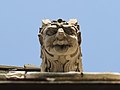 Closer look at one of the 38 stone gargoyles around The Lenru.