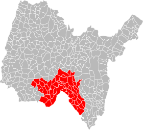 Localisation de Communauté de communes de la Plaine de l'Ain