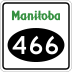 Provincial Road 466 marker