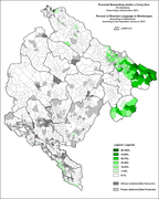 Поширення босняцької мови, 2011 рік