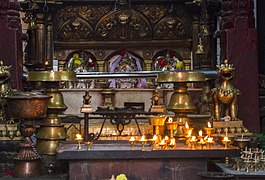 Statue inside the temple