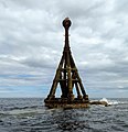 Image 12The North Carr Beacon at low tide; the unlit beacon was built between 1813 and 1821 by Robert Stevenson to warn shipping of the North Carr Reef near Fife Ness Credit: Kathrinpassig