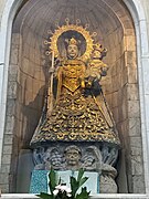 Encased image of the Our Lady of Candles, patron of Western Visayas