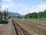 駅構内と通過線 （2007年6月）