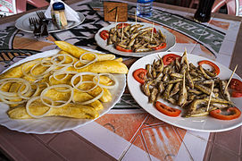 Bananes et sambazas du lac