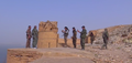 مقاتلي قوات سوريا الديمقراطية في قلعة جعبر في 10 كانون الثاني / يناير 2017.
