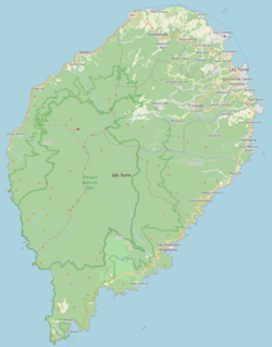 São João dos Angolares is located in São Tomé