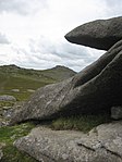 View towards Rough Tor from Showery Tor Cairn