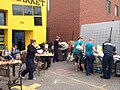 People at the Family Fun Fair/BBQ