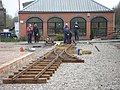 Moseley Railway Trust – Apedale Station construction – March 2007
