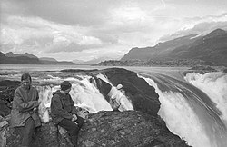 "Stora Sjofallet", Stora Sjöfallet National Park, Sweden, 1961