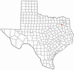 Location of Mineola, Texas