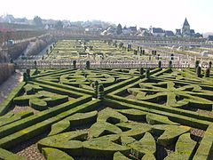 Parterre de l'Amour tragique au jardin d'ornement (1908-1916).