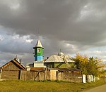 Mosque in Kuluyevo, along the Miass River, in Chelyabinsk.