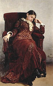 Taking a Rest (1882) by Ilya Repin