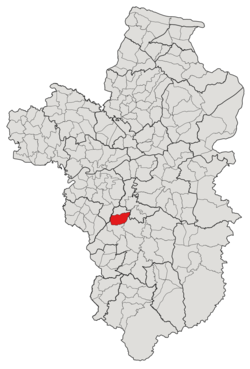 Subdistrict location in Ubon Ratchathani province