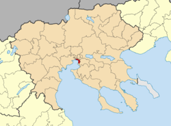 Location of Thessaloniki