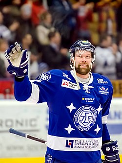 Joonas Rönnberg Leksands IF:n paidassa 2012