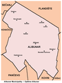 Map of Alibunar municipality