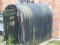 Anderson shelter before it was sunk into the ground or earth protection added.