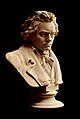 Image 3 Ludwig van Beethoven Photo: W. J. Mayer; Restoration: Lise Broer A bust of the German composer and pianist Ludwig van Beethoven (1770–1827), made from his death mask. He was a crucial figure in the transitional period between the Classical and Romantic eras in Western classical music, and remains one of the most acclaimed and influential composers of all time. Born in Bonn, of the Electorate of Cologne and a part of the Holy Roman Empire of the German Nation in present-day Germany, he moved to Vienna in his early twenties and settled there, studying with Joseph Haydn and quickly gaining a reputation as a virtuoso pianist. His hearing began to deteriorate in the late 1790s, yet he continued to compose, conduct, and perform, even after becoming completely deaf. More selected pictures