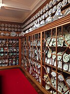 The famous collection of fine china, mainly Meissen and Sèvres porcelain.