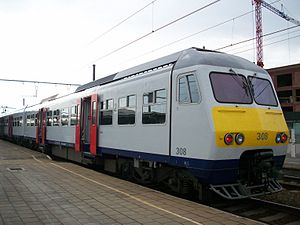 Photograph showing type of train involved in the accident.