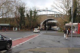 Haltepunkt über der Waldecker Straße