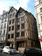 Medieval houses in rue Miron