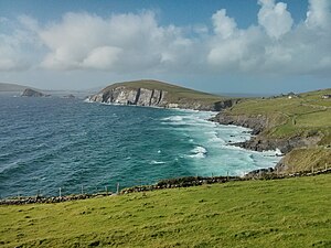 Il punto tradizionalmente considerato il più occidentale d'Europa: Capo Dunmore, contea di Kerry, Irlanda.